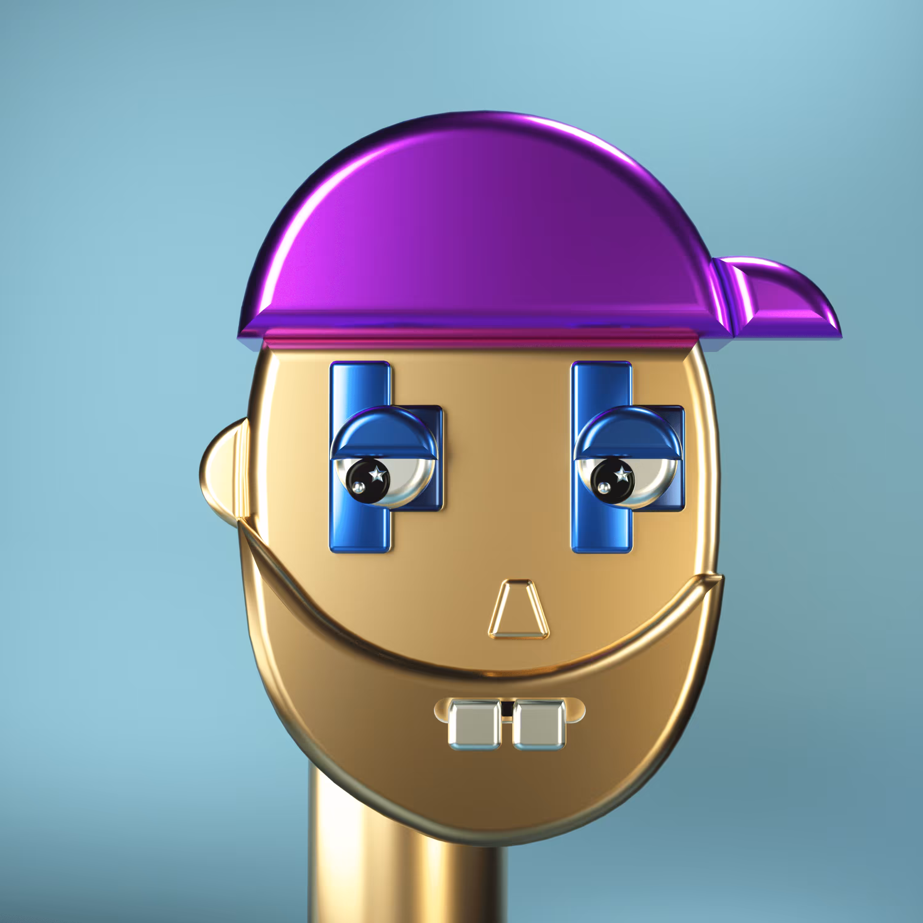 3D Chrome Punk #0888