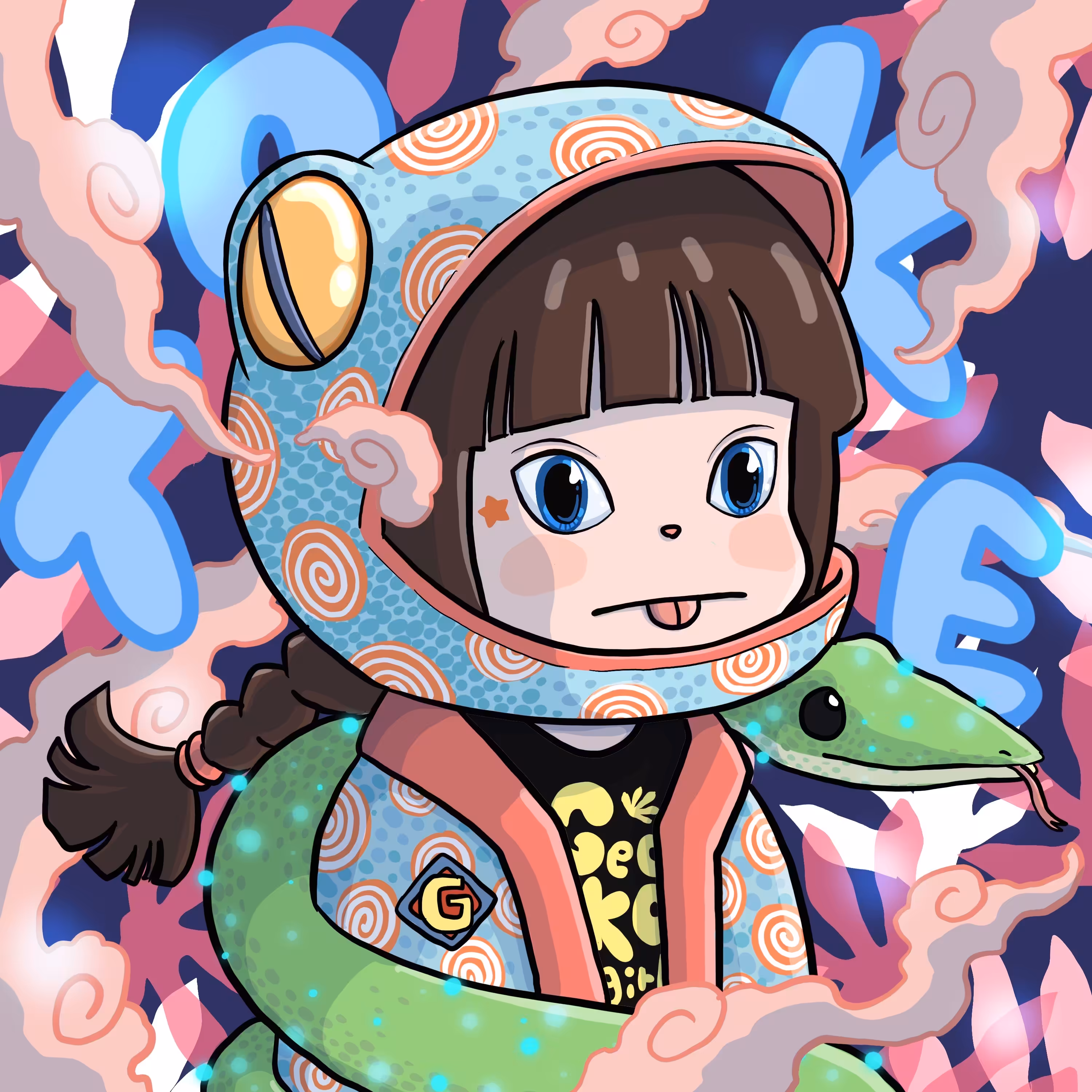 Art Night 008 - The Lonely Gecko Girl🍭