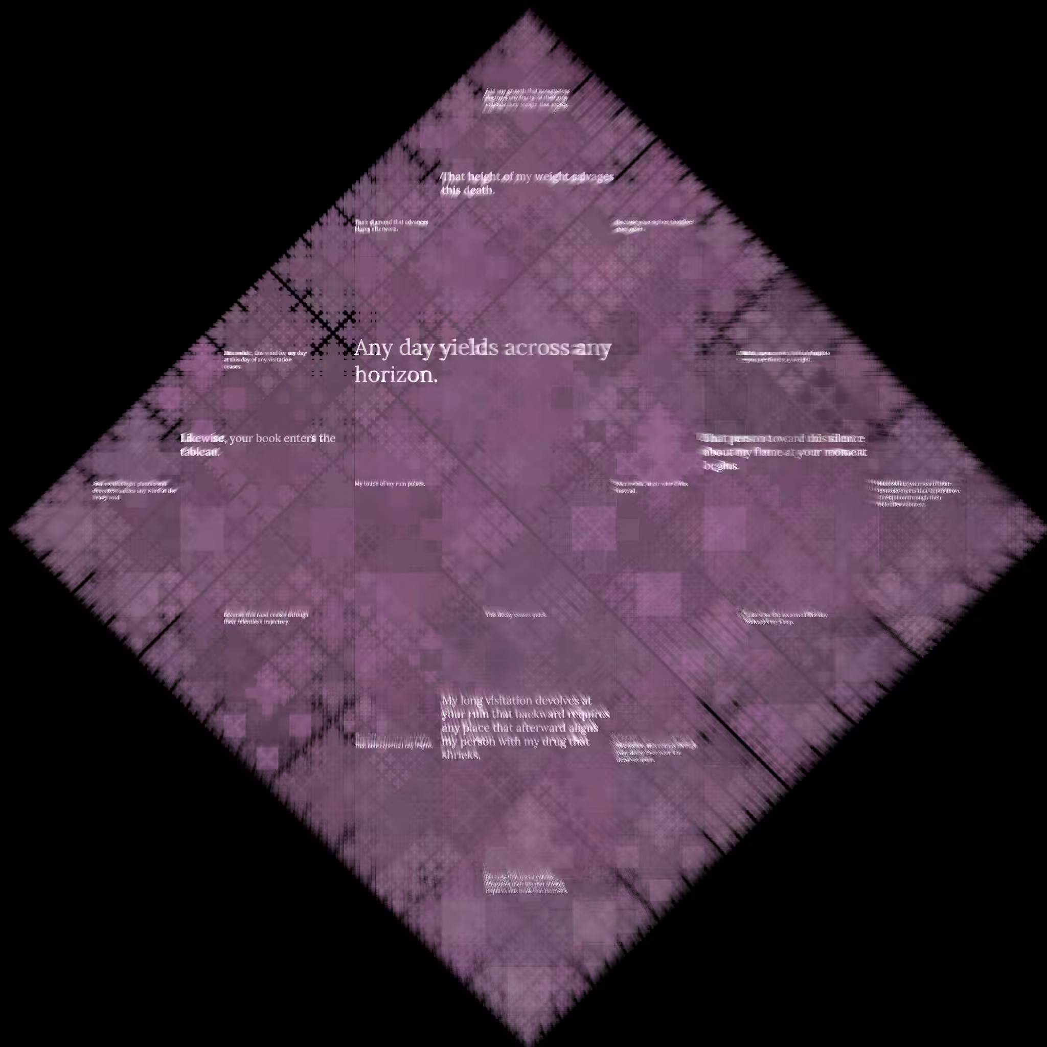 Diamond Fractal Fire #113