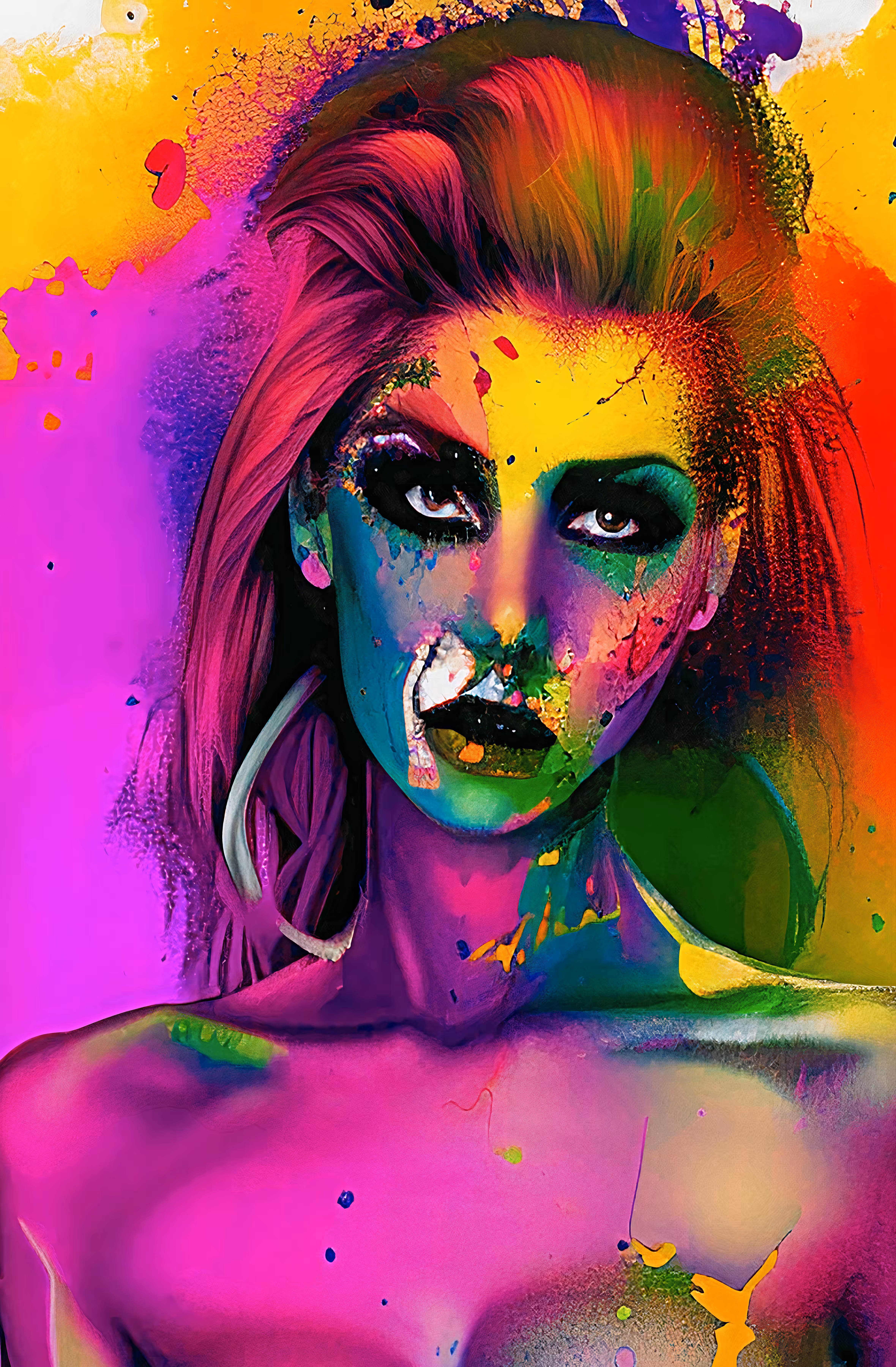 Colorful portrait