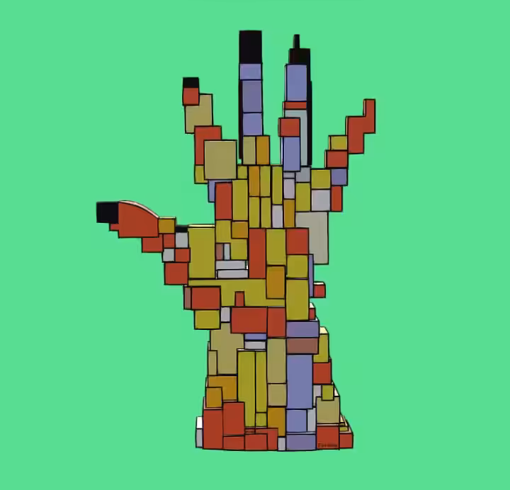 Hand of Mondrian