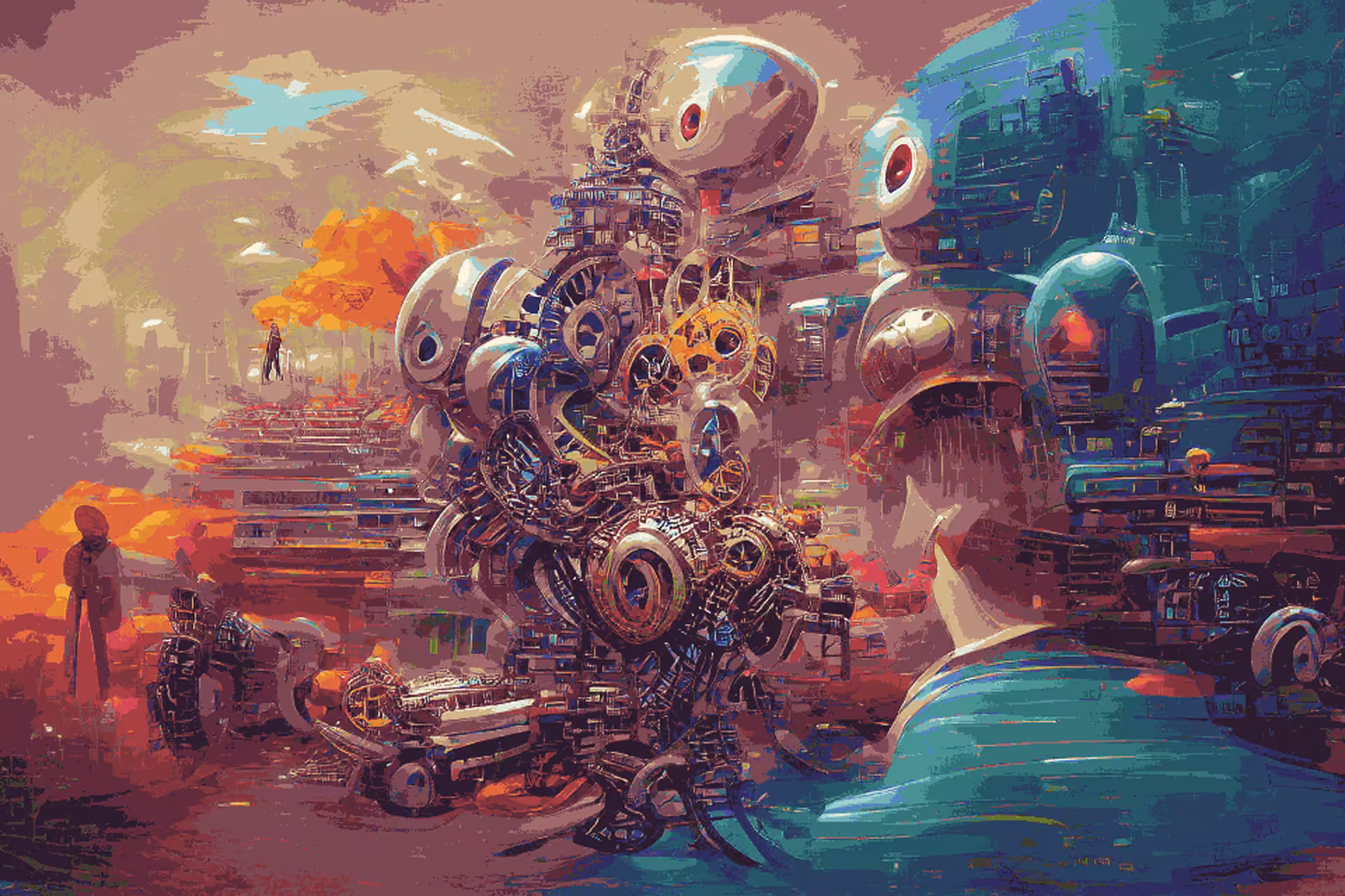Evolving into the singularity