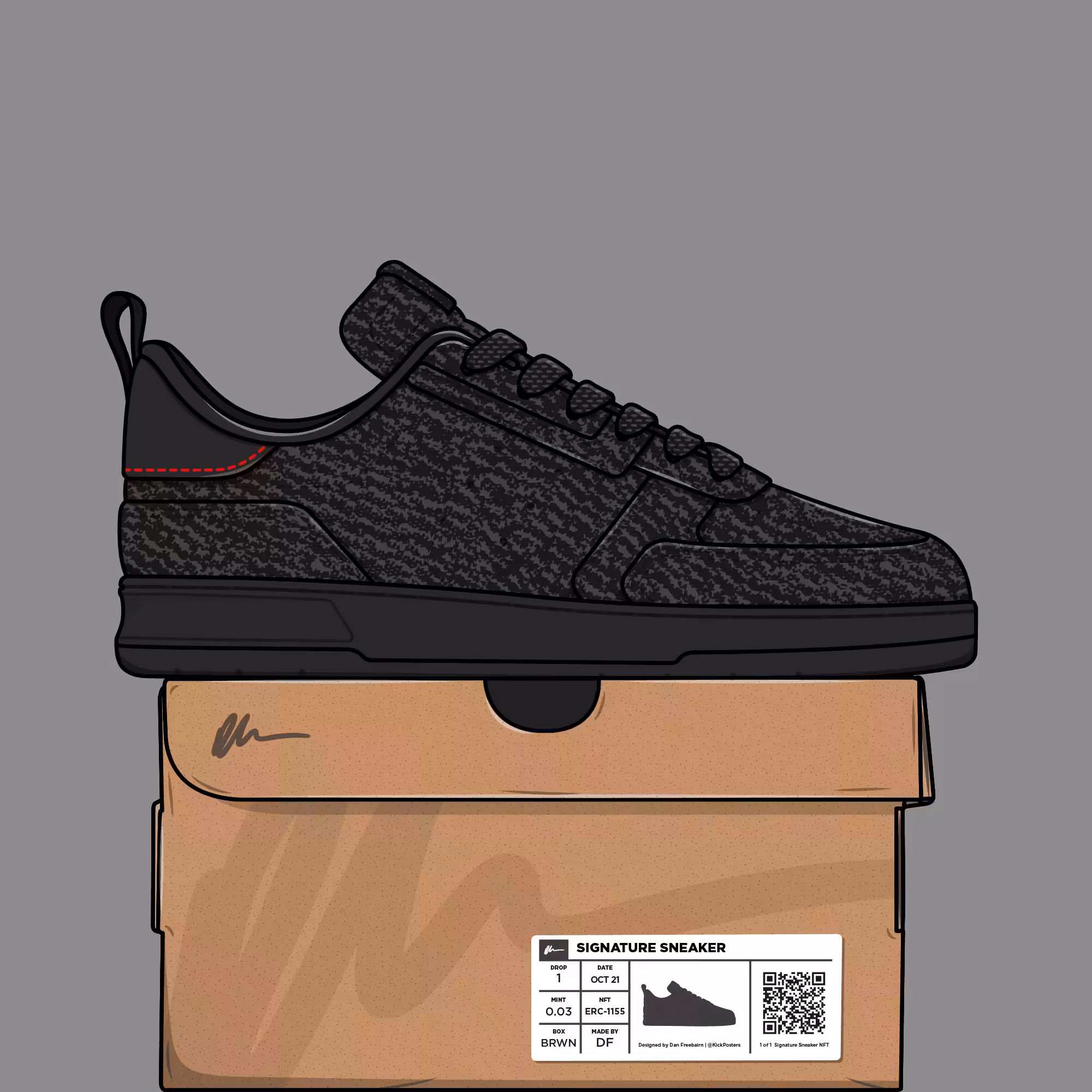 Signature Sneaker 'Pirate' - #015