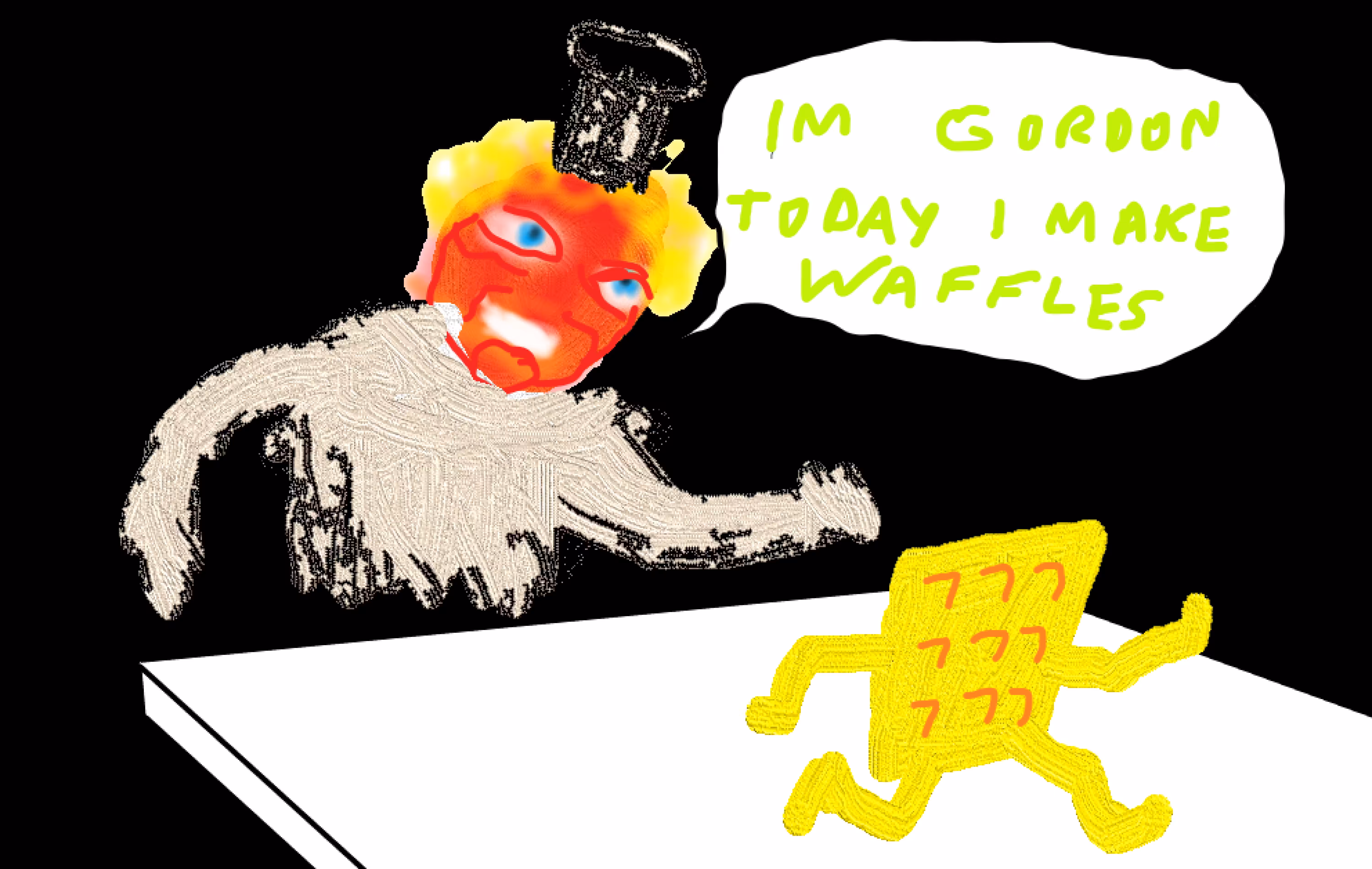 Gordon Makes Waffles
