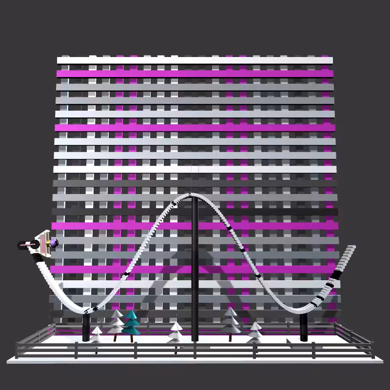 “Uncle Run” Fun Park: Roller Coaster #1