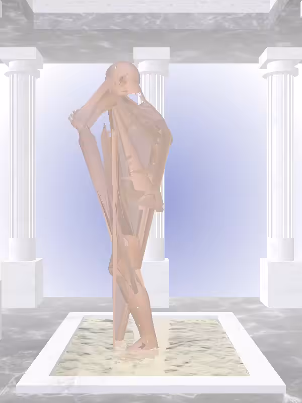 HeavenComputer: The Robotic Metallic Brick Man #4426
