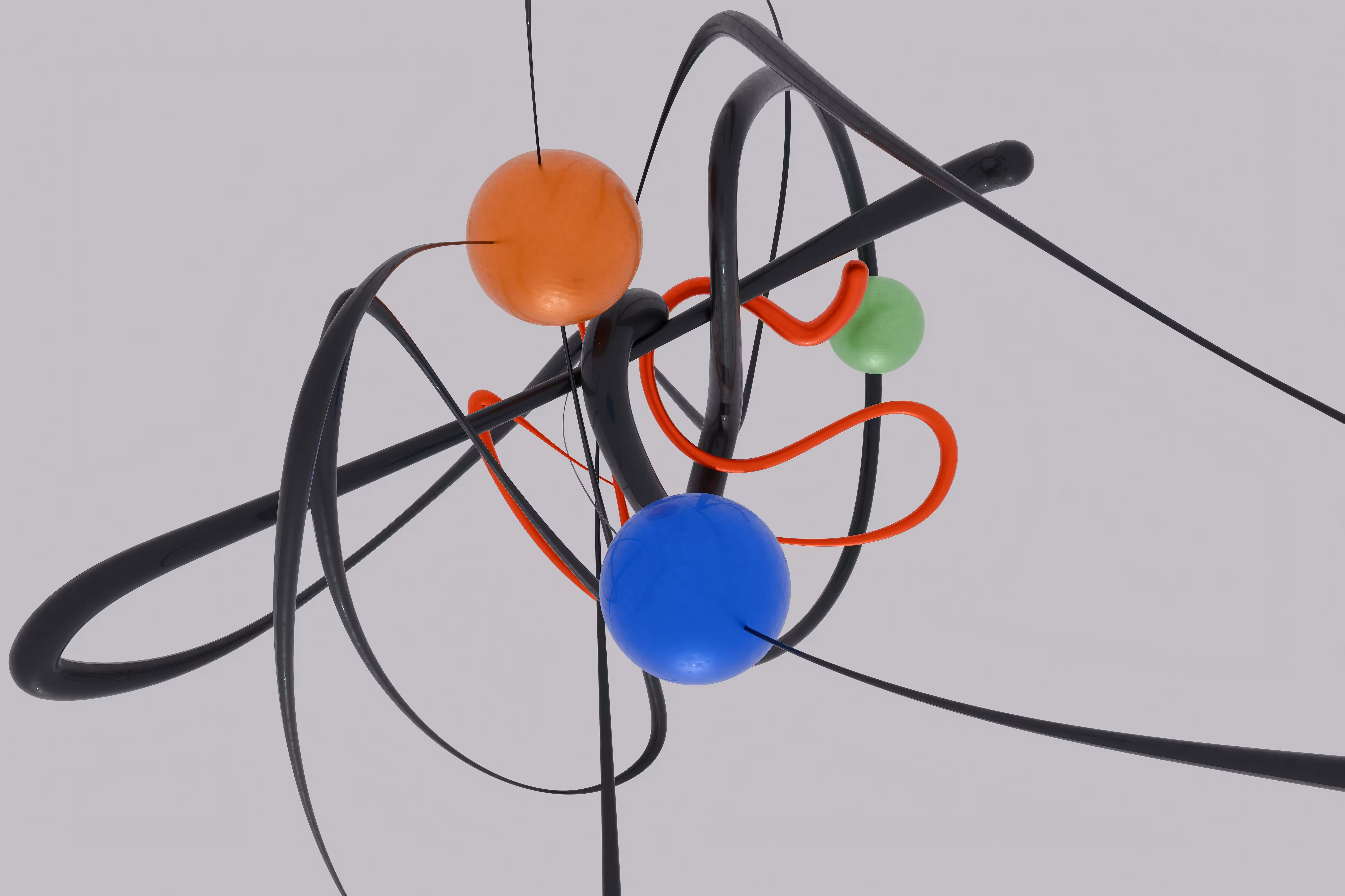 "Orbital Harmony: Dance of Color and Motion"