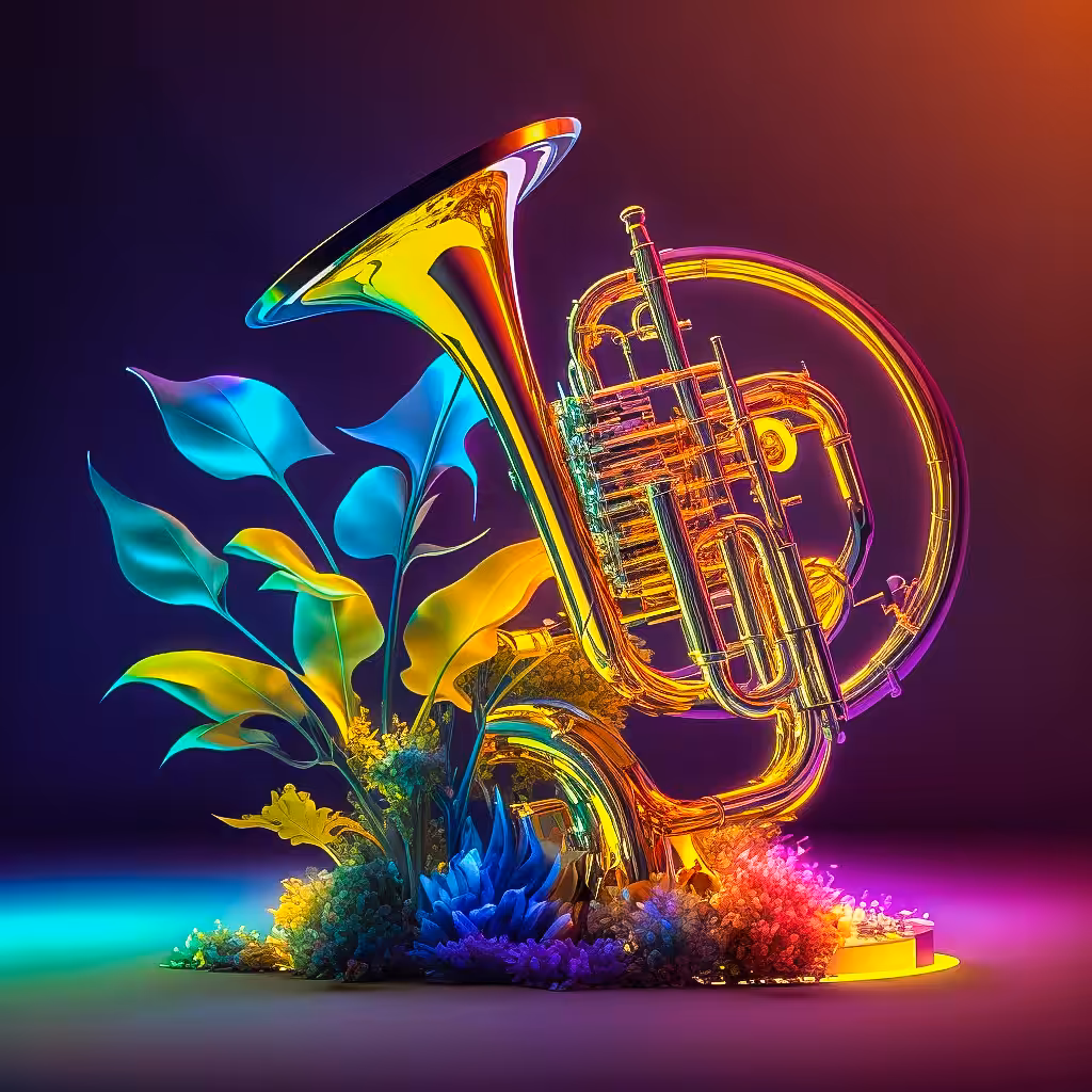 Abstract fun #28: trombone