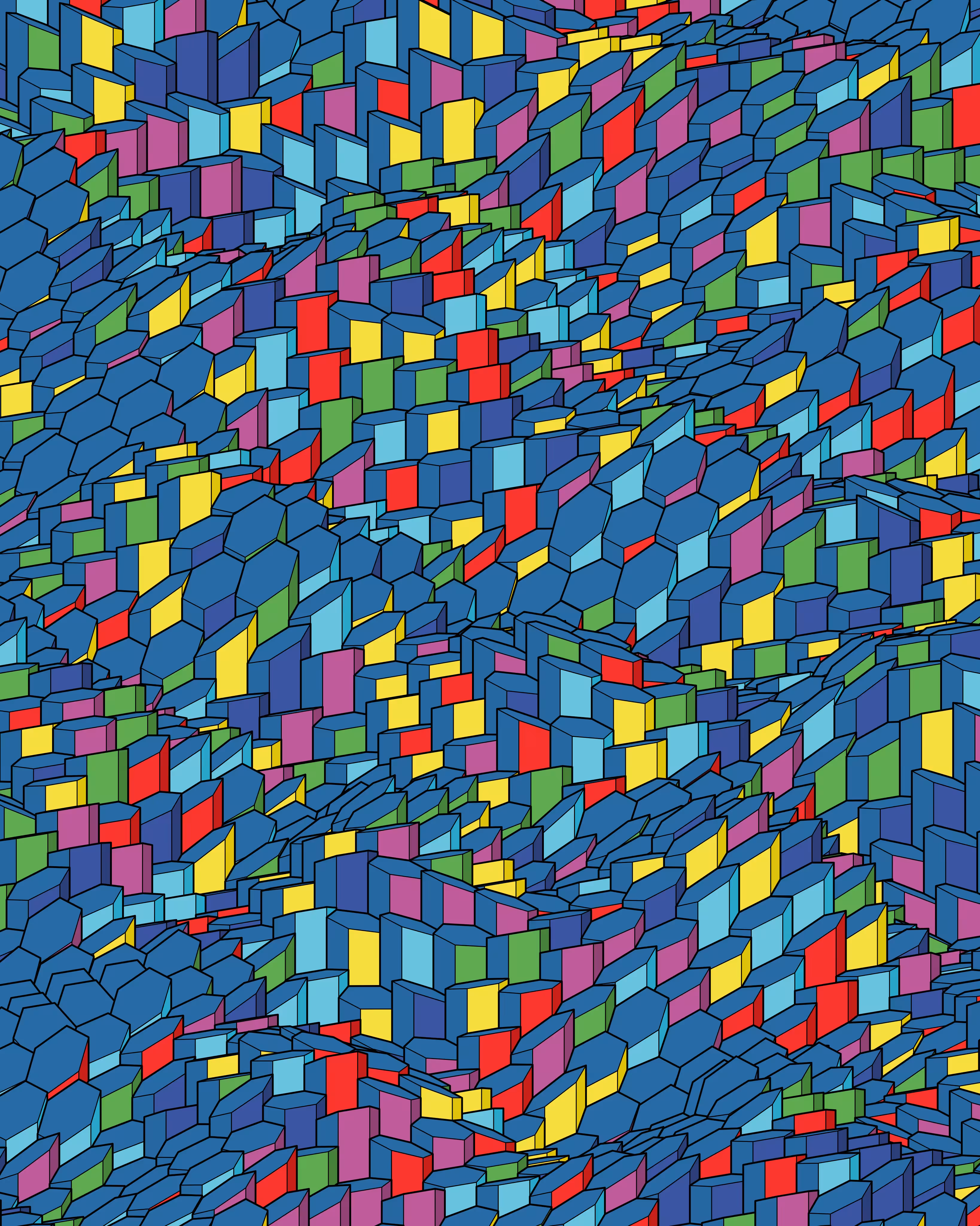 Hexagones Landscape #118