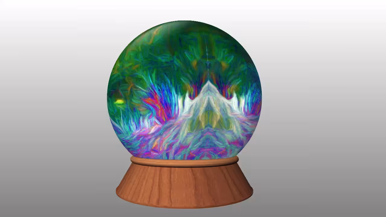 Glass ball jackal