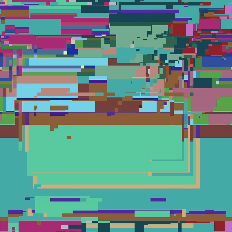 Cascade automata, pixel nature #2