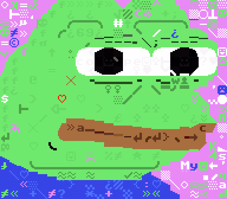 ASCII Icons - Pepe The Frog