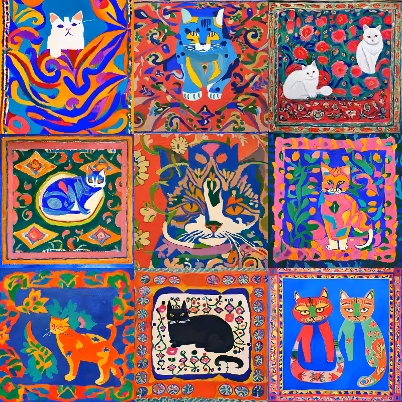 99 Patchworks of 9 Lives #9