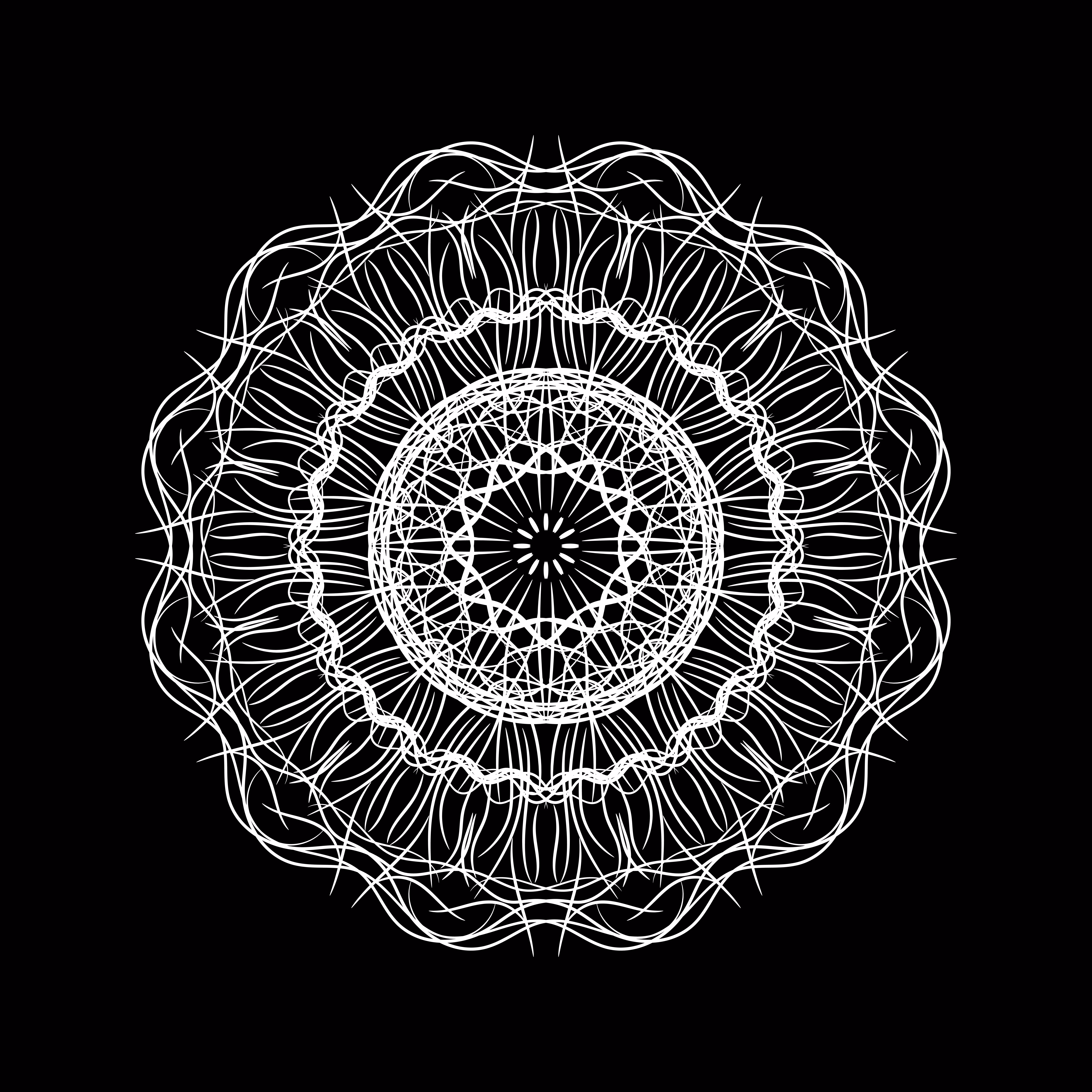 look in the middle
