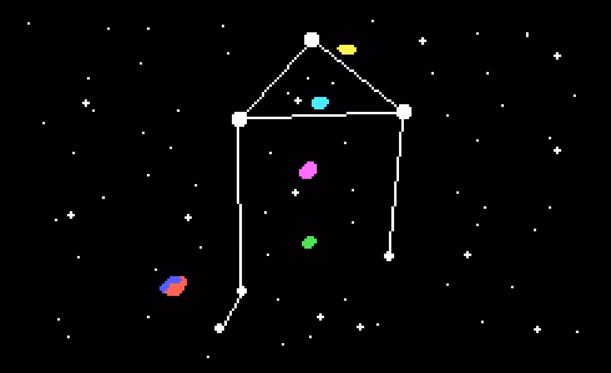 Planet Pixel Libra Constellation