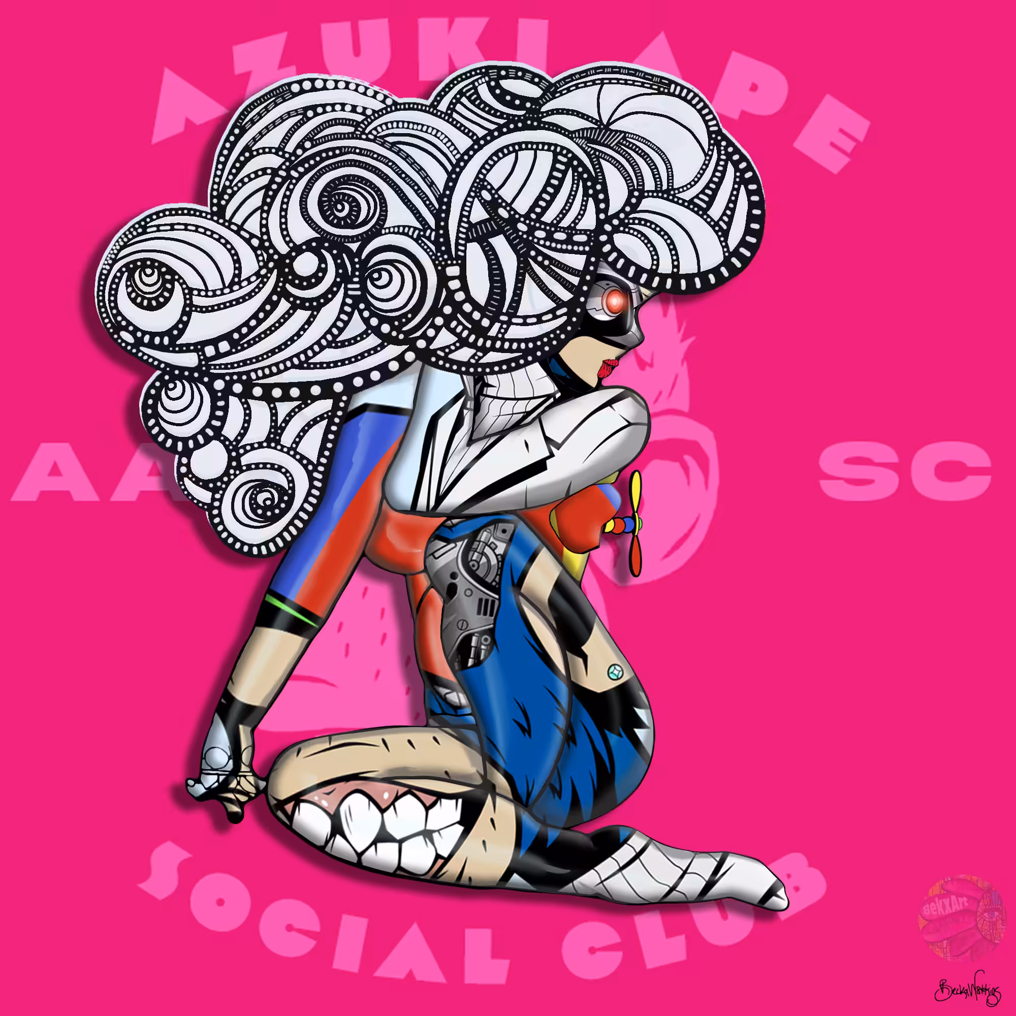BekxArt / AASC colab: Terminator Woman