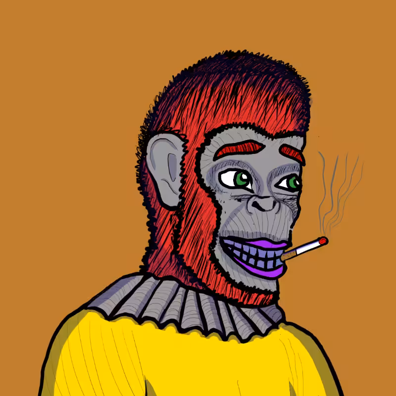 Clown Ape Club Tezos Ultra Superior-CACTUS #16