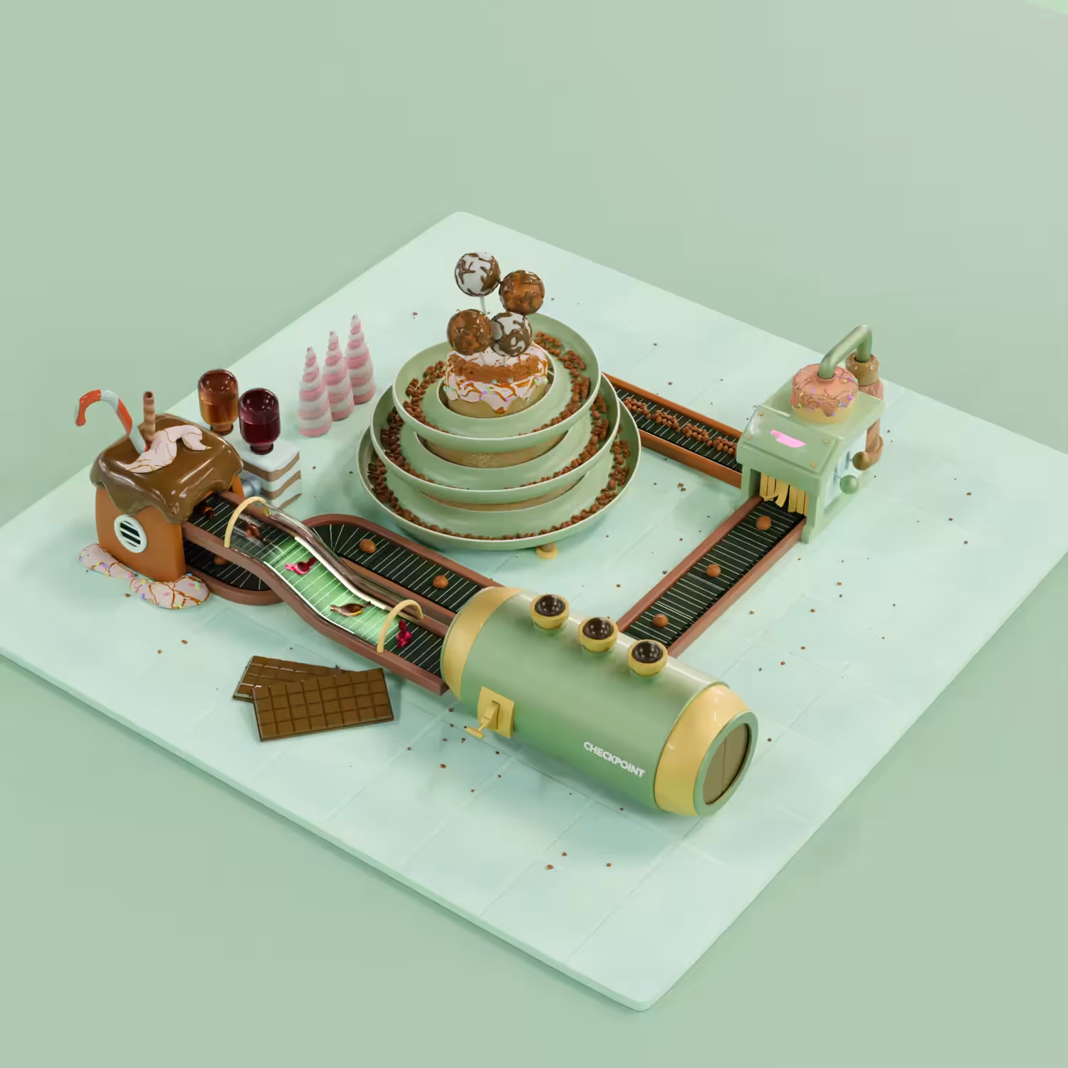 Mini Toffee Factory - Perfect loop