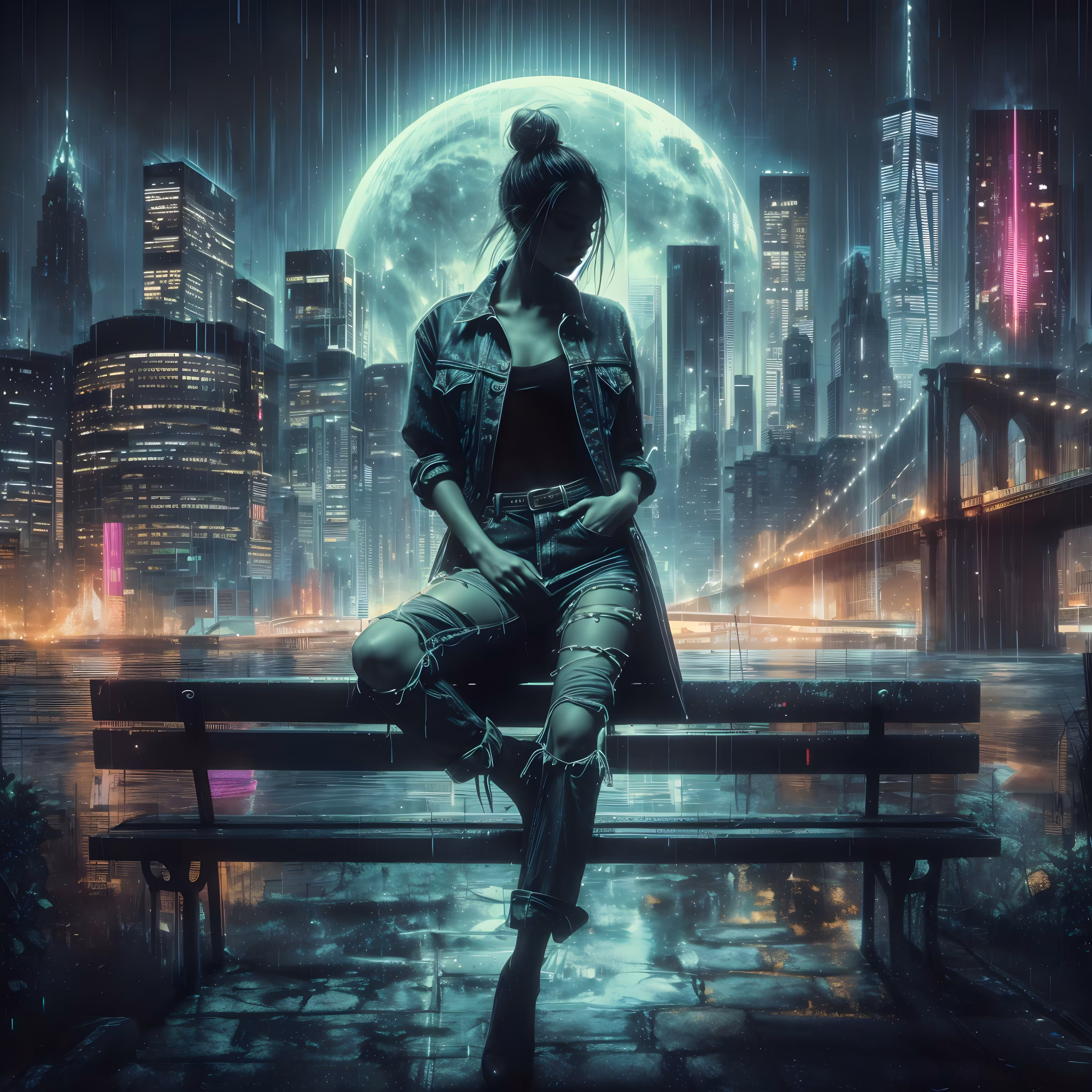 city dawn