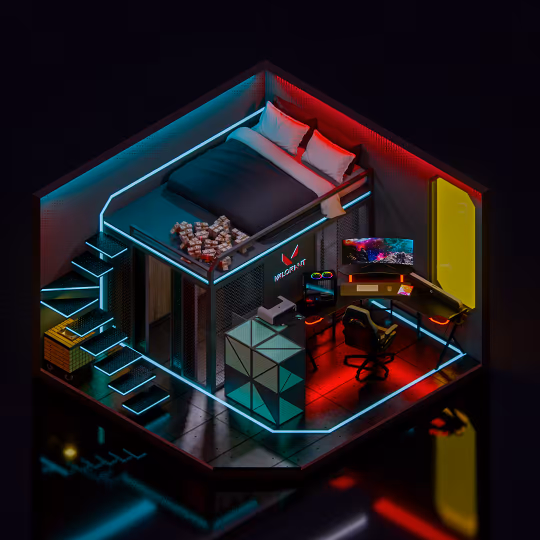 GAMING + BEDROOM