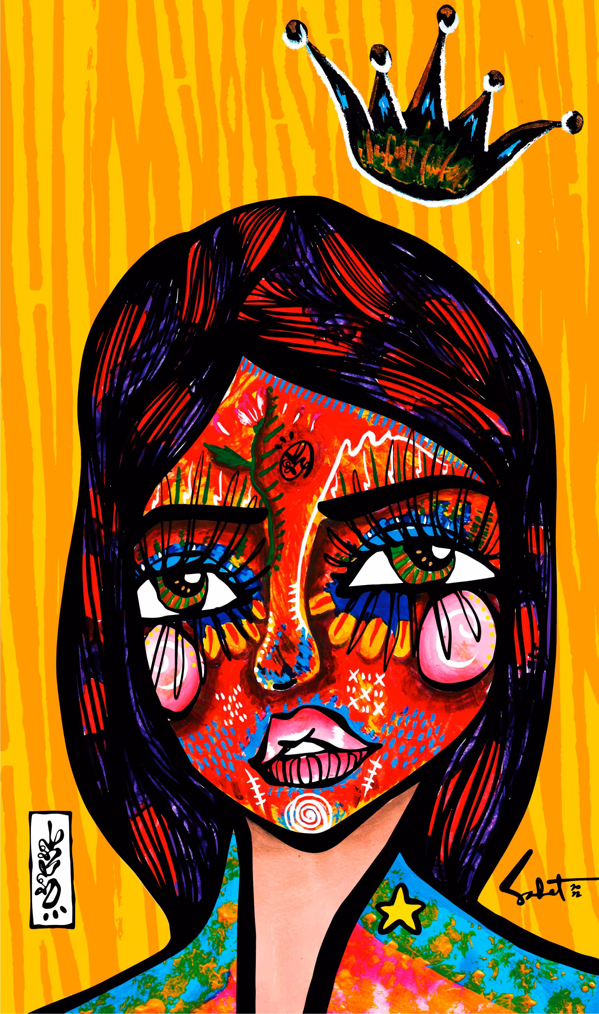 Portrait 2022 ARTbyBETH X STARGIRL by SABET