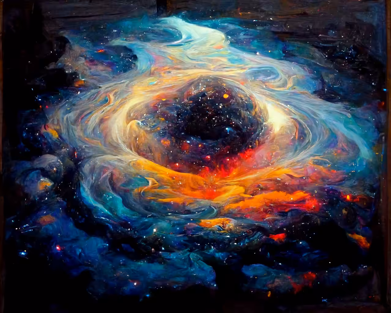 Cosmic Oil Painting #1