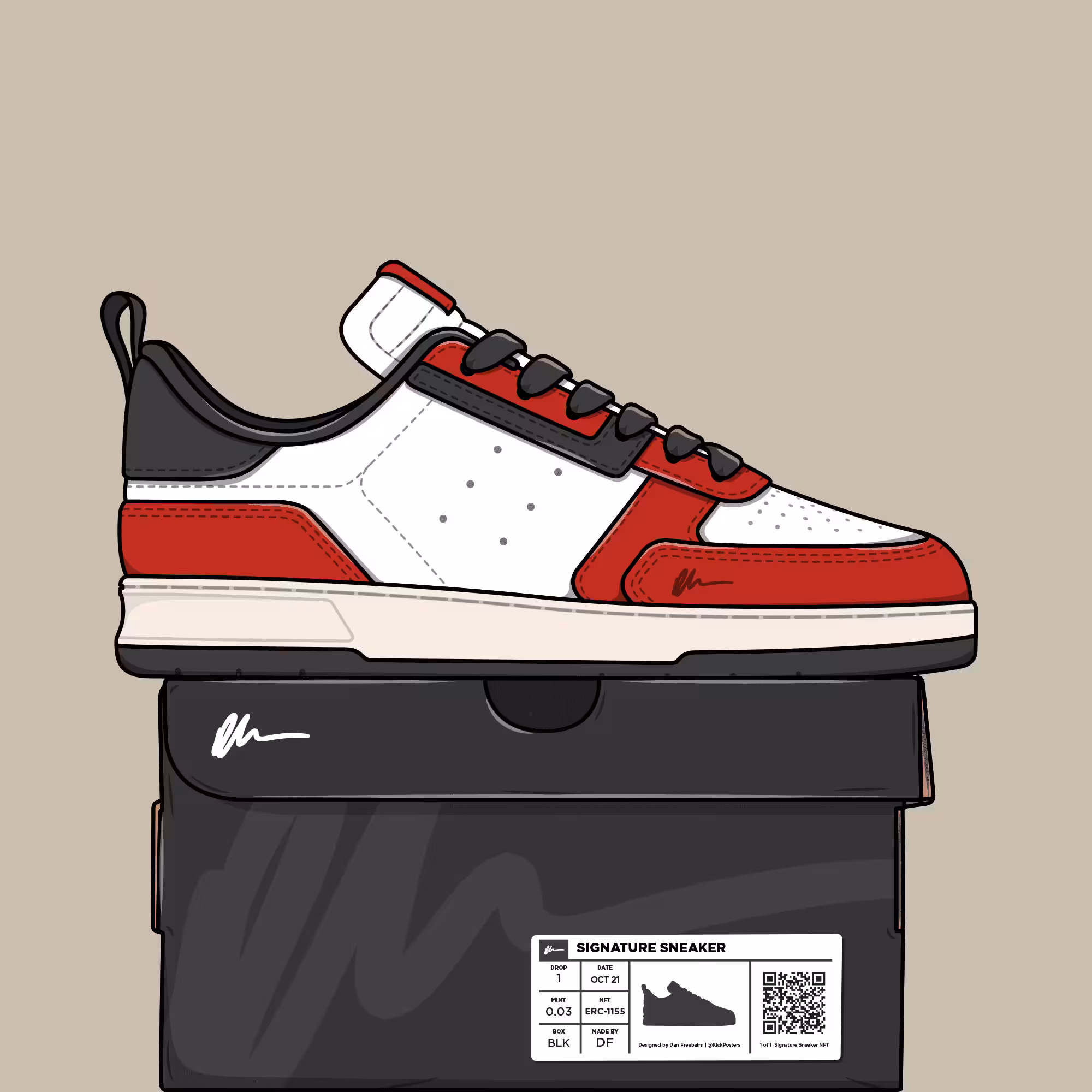 Signature Sneaker 'Chicago' - #008