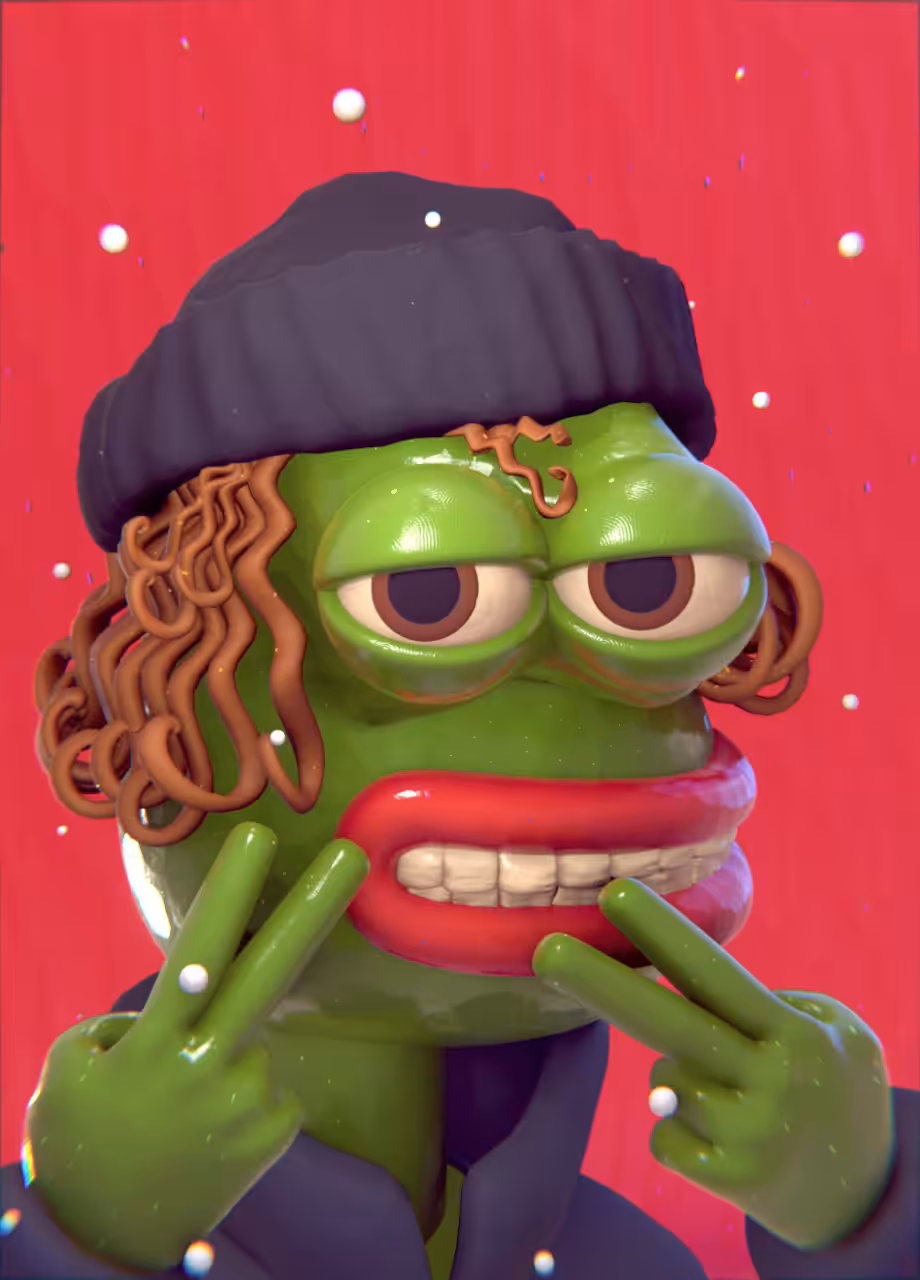 Crypto dude #028 - Pepe Victor