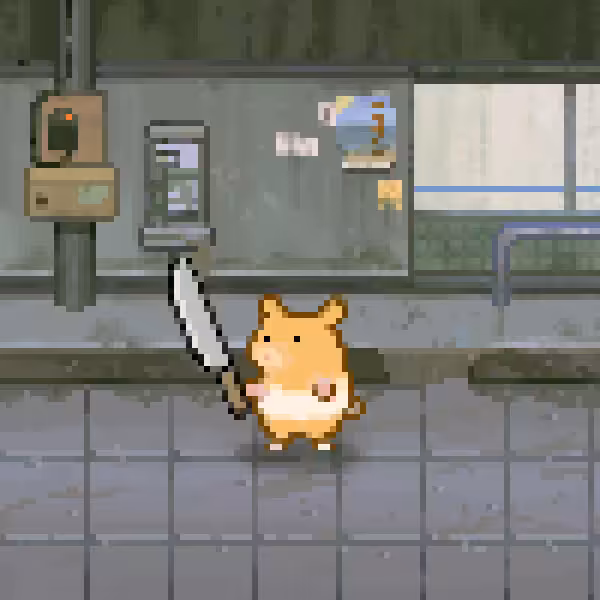 Bad Hamster No.7/1000 (common)