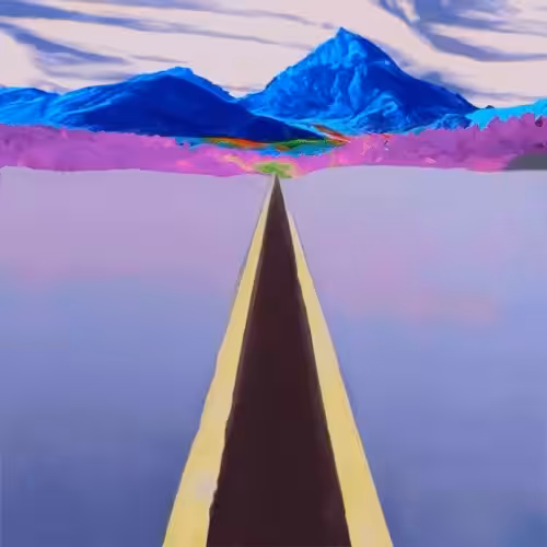 Generated Glitch Landscape #131