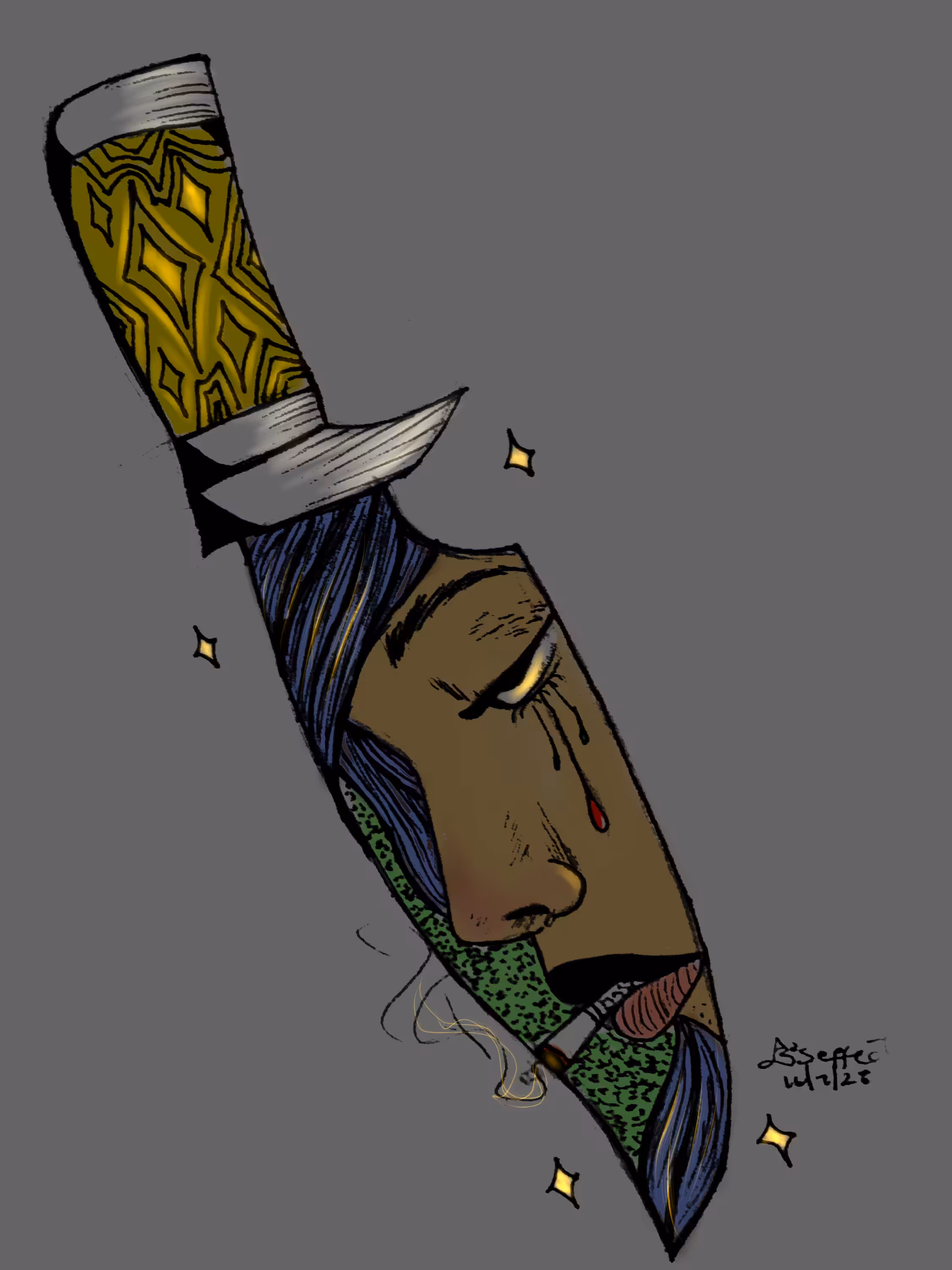 Knife reflection 