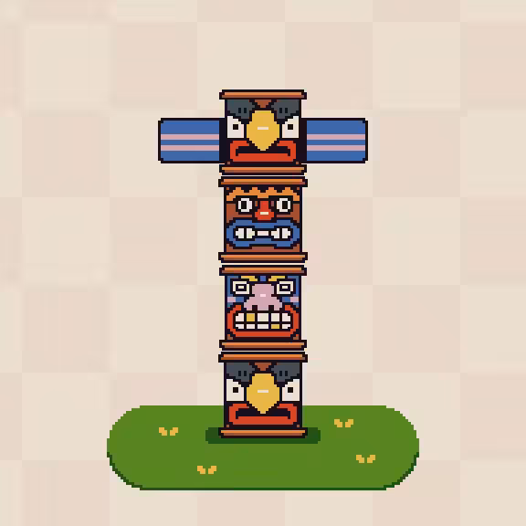 Tiki Totem #32