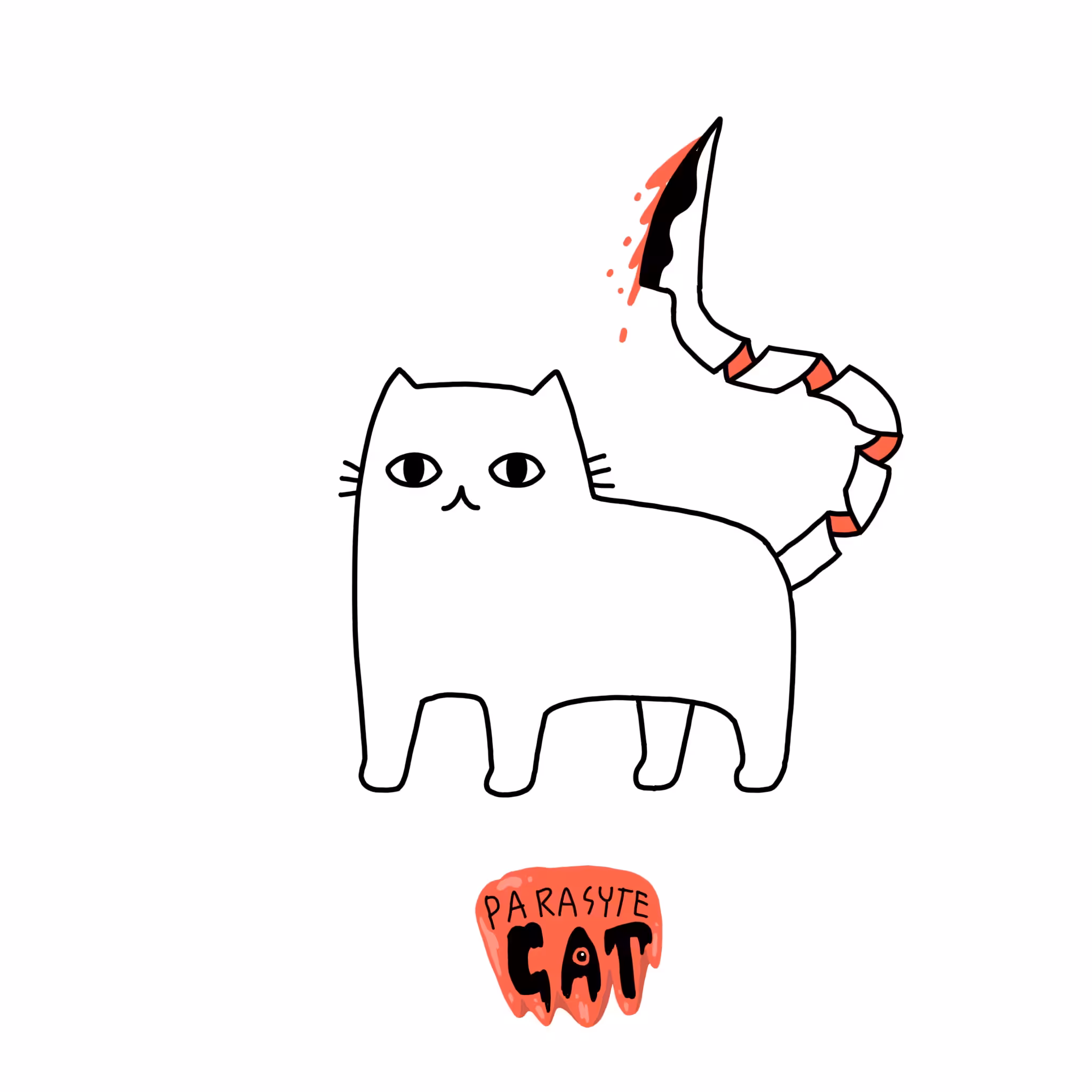 Simple Cat: No.56 Parasyte Cat