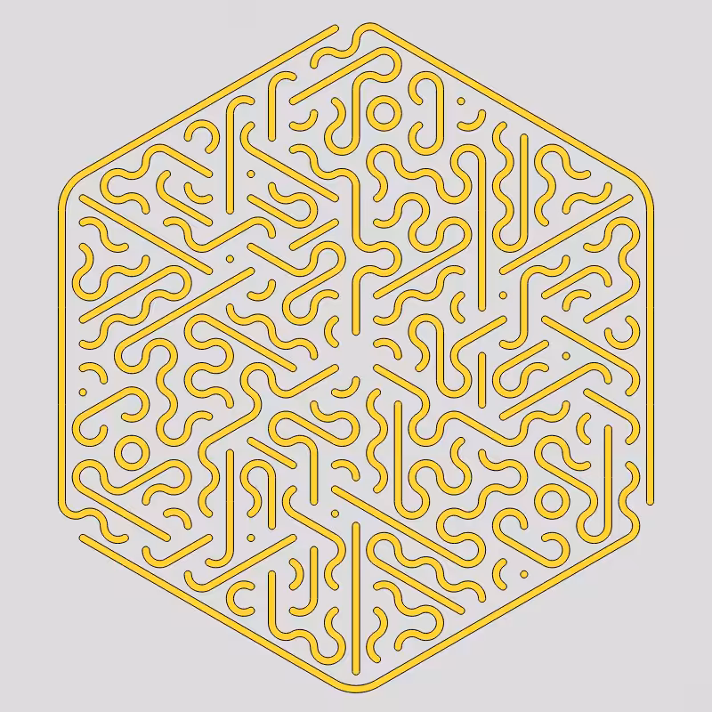 Truchet Threefold Symmetry #73