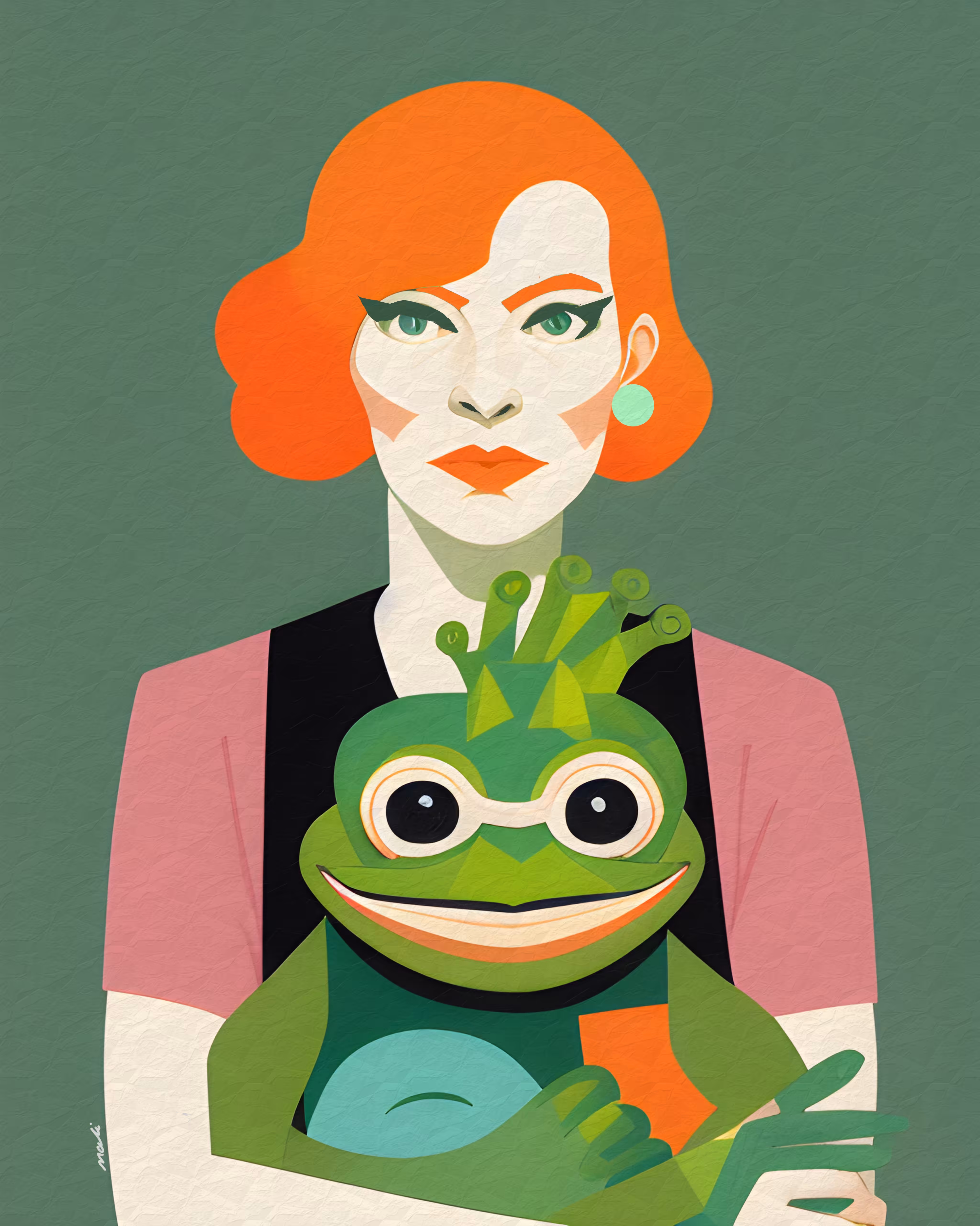 Shapes & colors: Baby Pepe & Mommy 