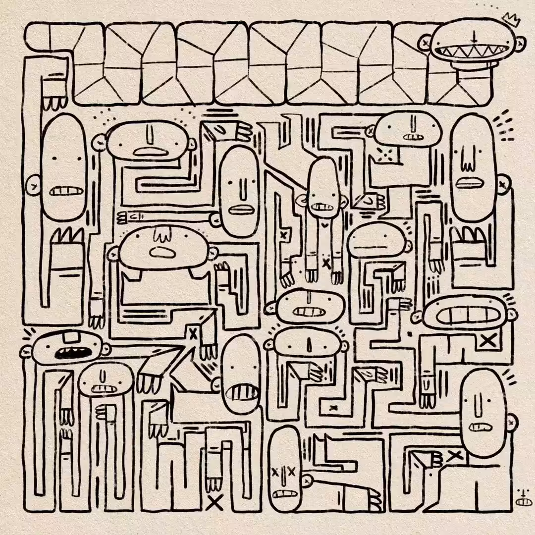"Not sure what to call this, but I'm pretty sure it represents anxiety."