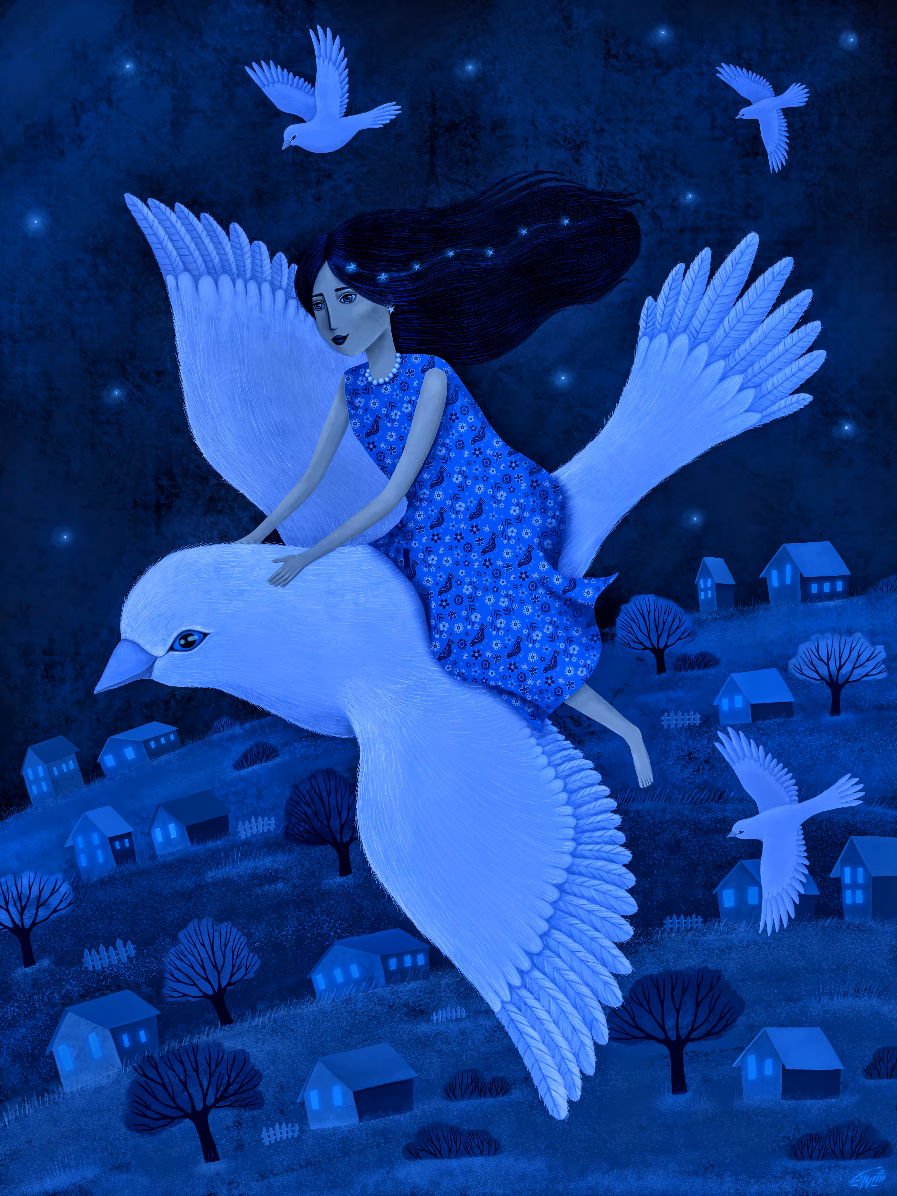 Blue Wing of Dream