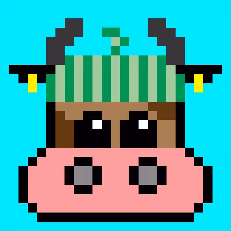 pixel cow #22