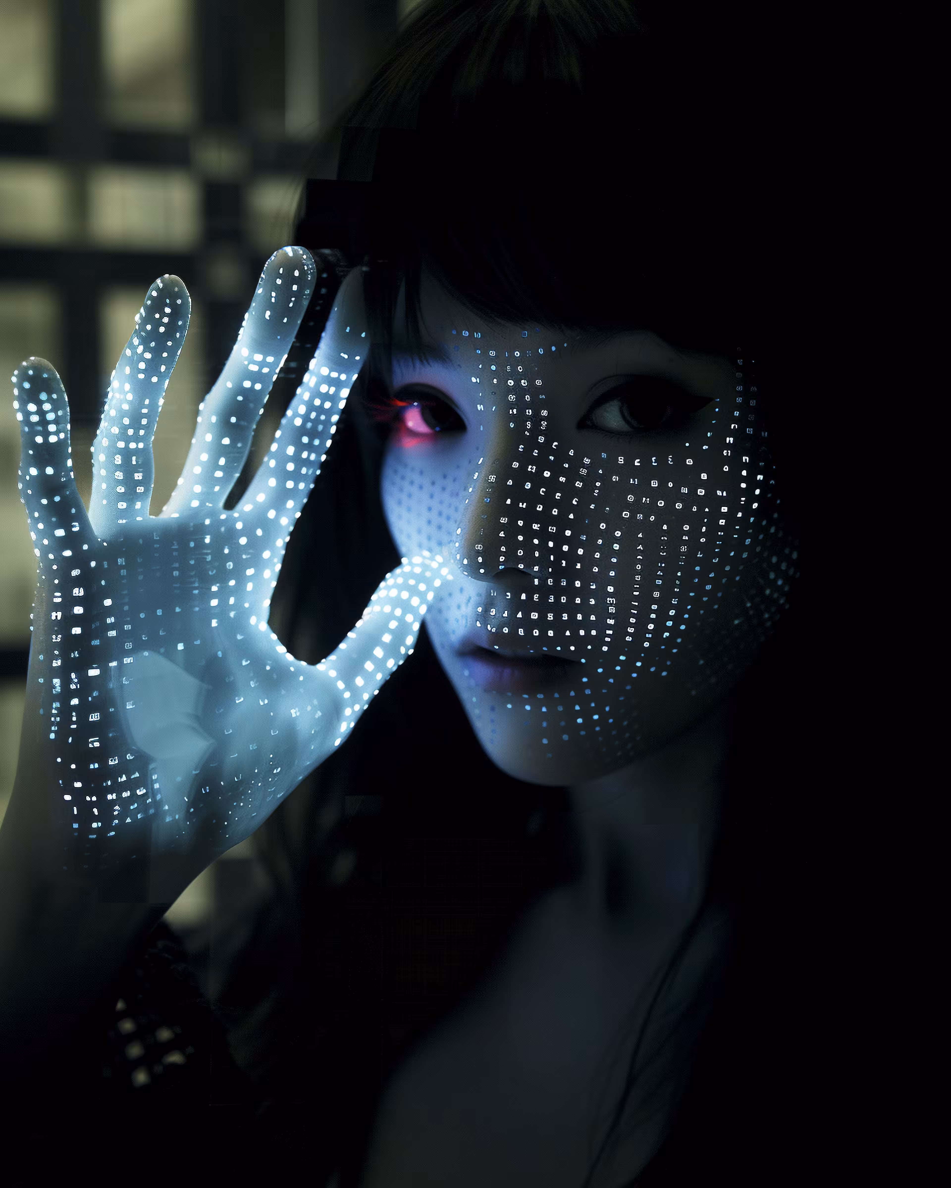 The data embedded in my skin will be disclosed only to you.