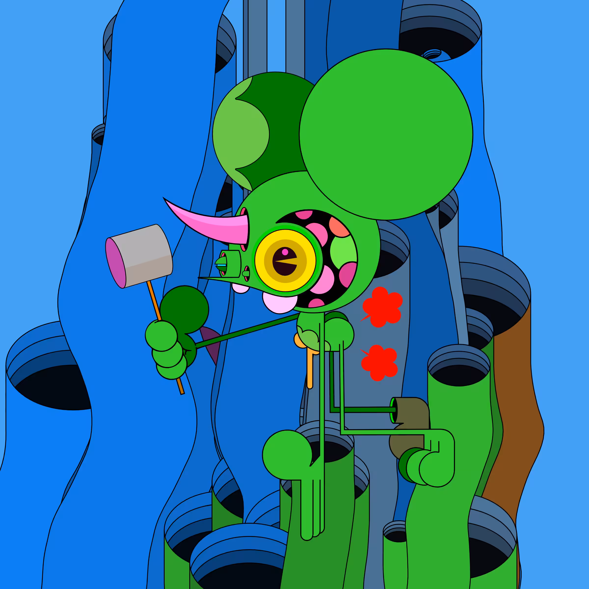 Neogen Space Monkeys #2058
