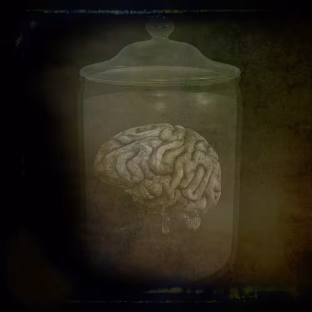 Antique Brain In Jar