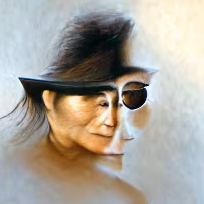Portrait of Yoko Ono