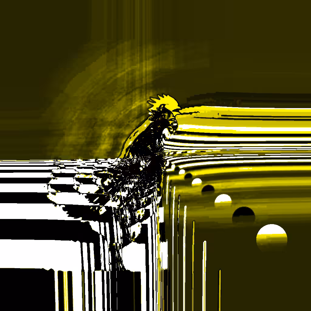 Lament for My Cock: Glitched and Crowing