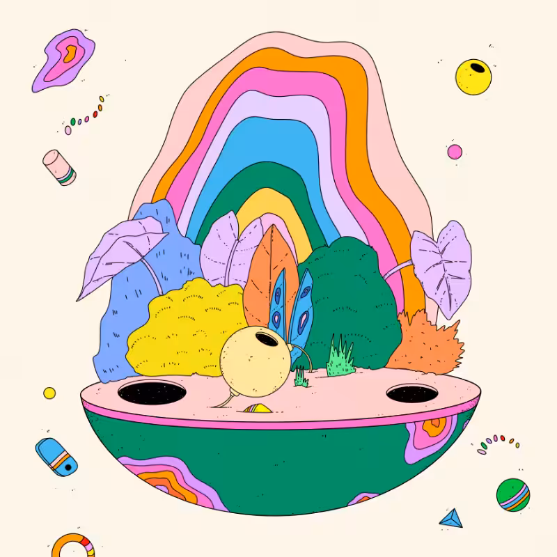 🌈🌴🪐 #214