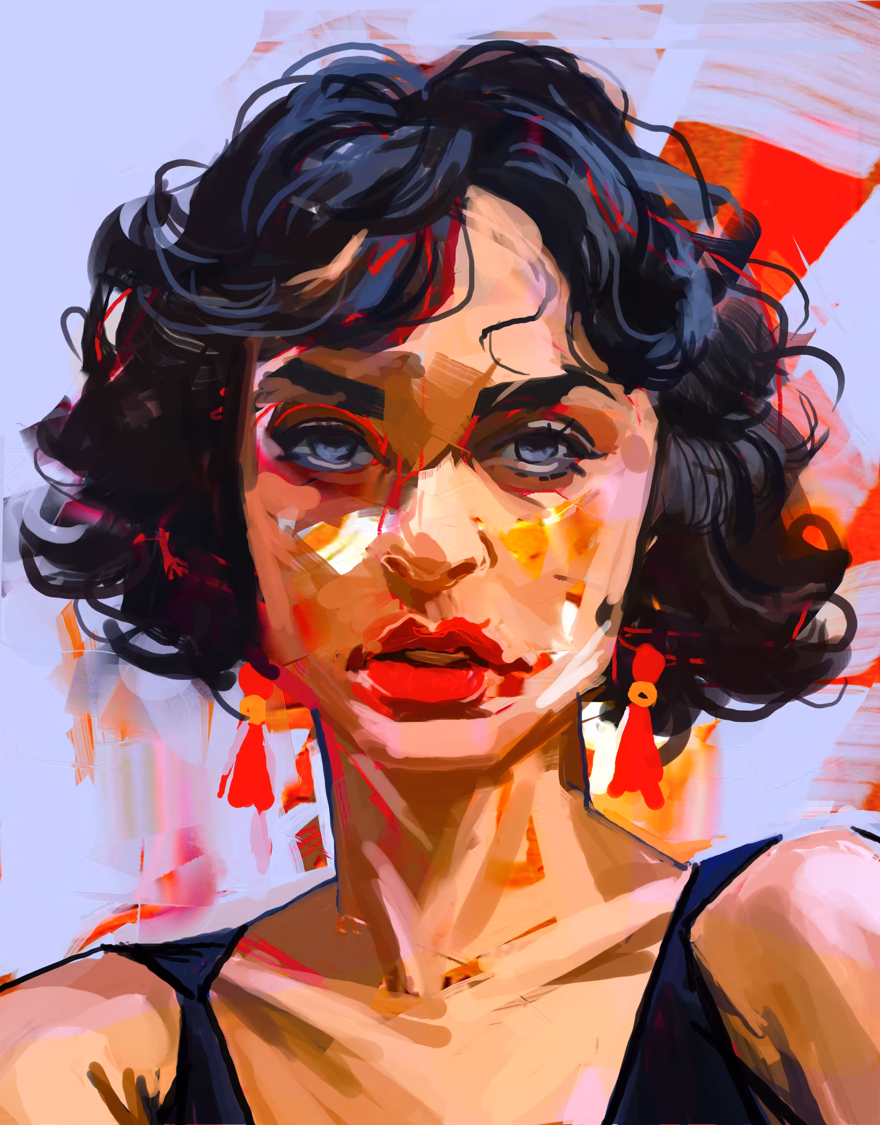 Girl Colorful