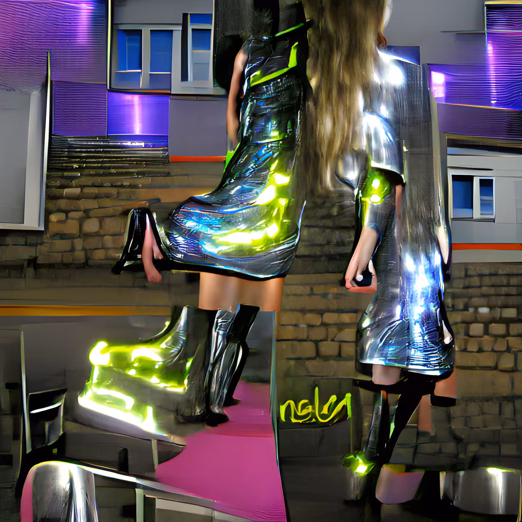 crystal dress