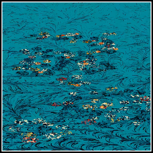 Polluted water lilies #44