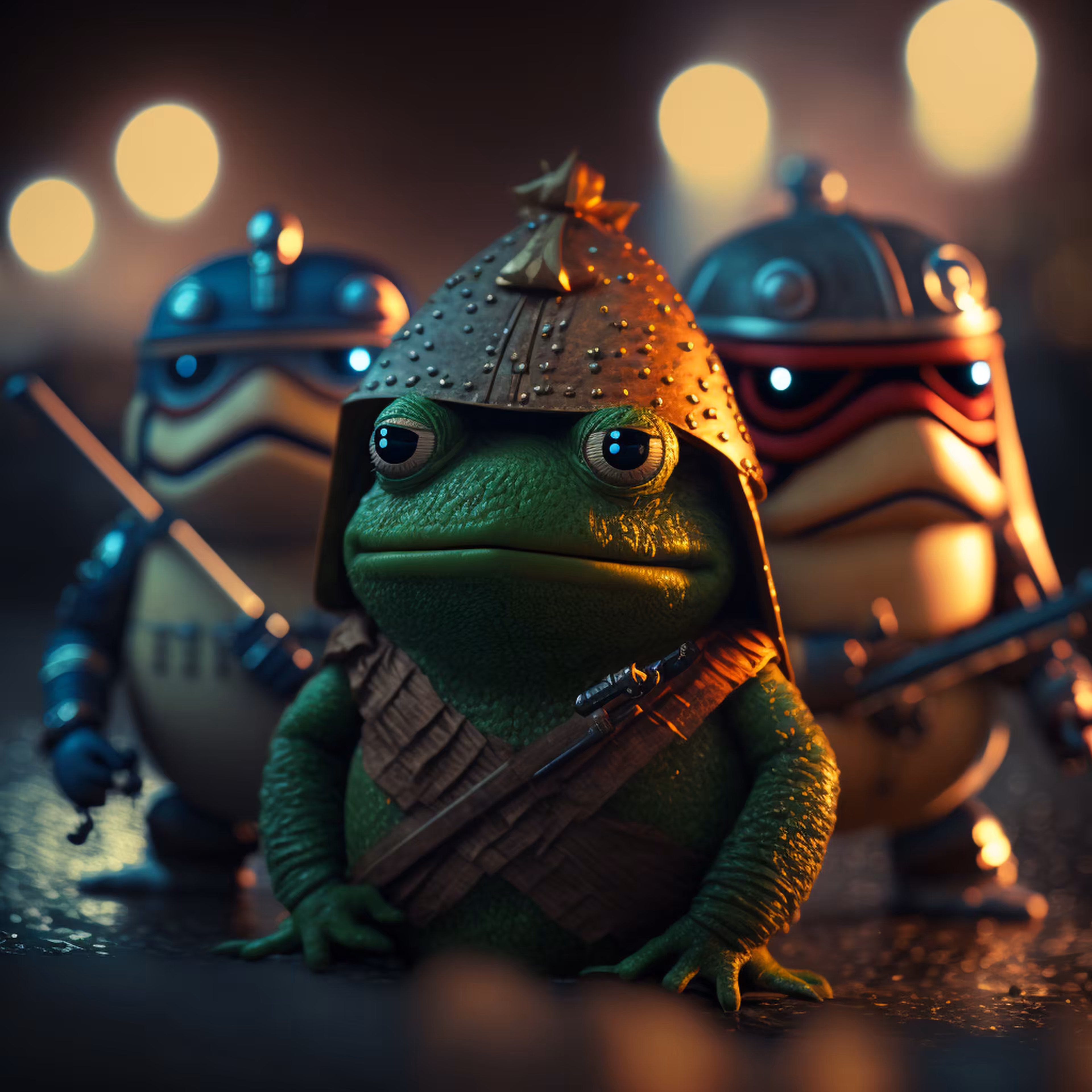 Pepe's World: Pepe warriors in fun action