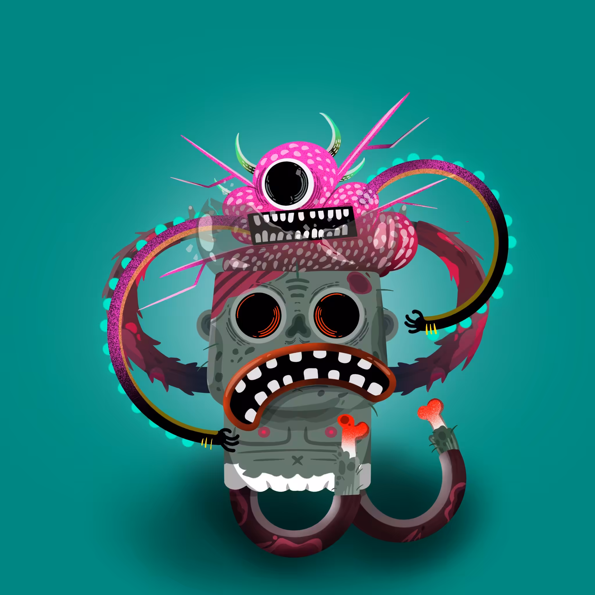015 nightmare of zombie