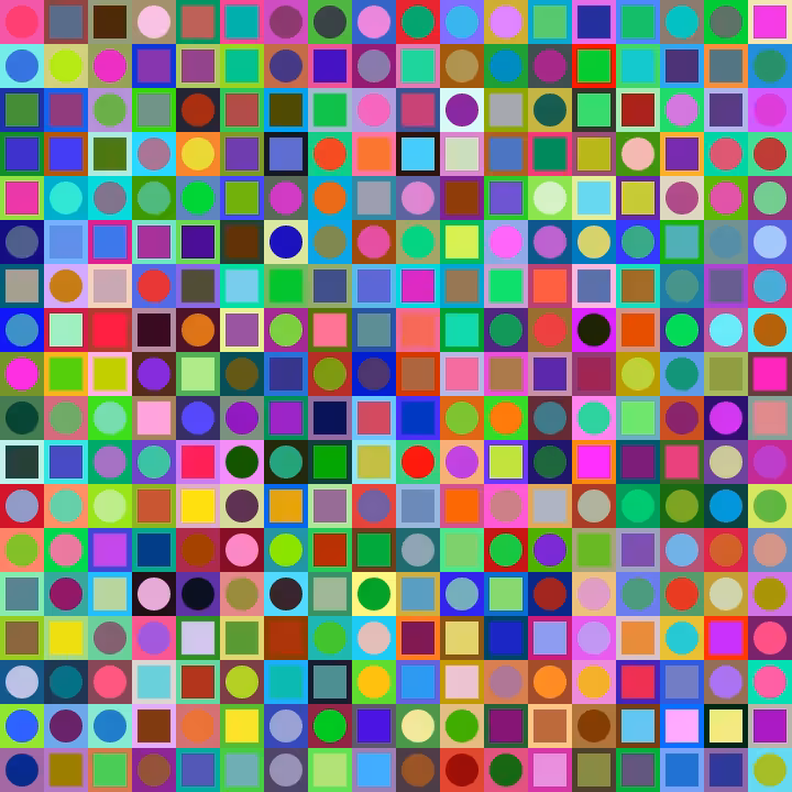 Square Dot Composition #239
